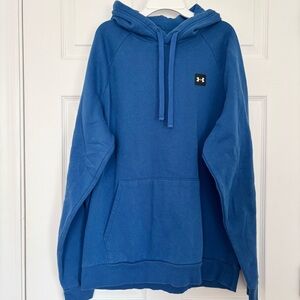 Under Armour Rival Fleece Blue Hoodie